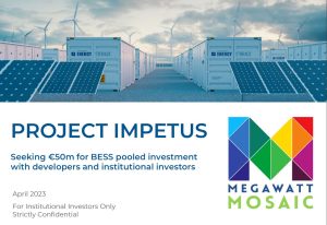 Megawatt Mosaic Ltd launches Institutional Investor offer for €50M for investment into SPV